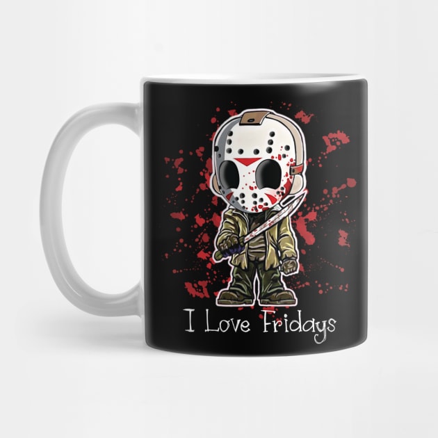 I Love Fridays by Alema Art